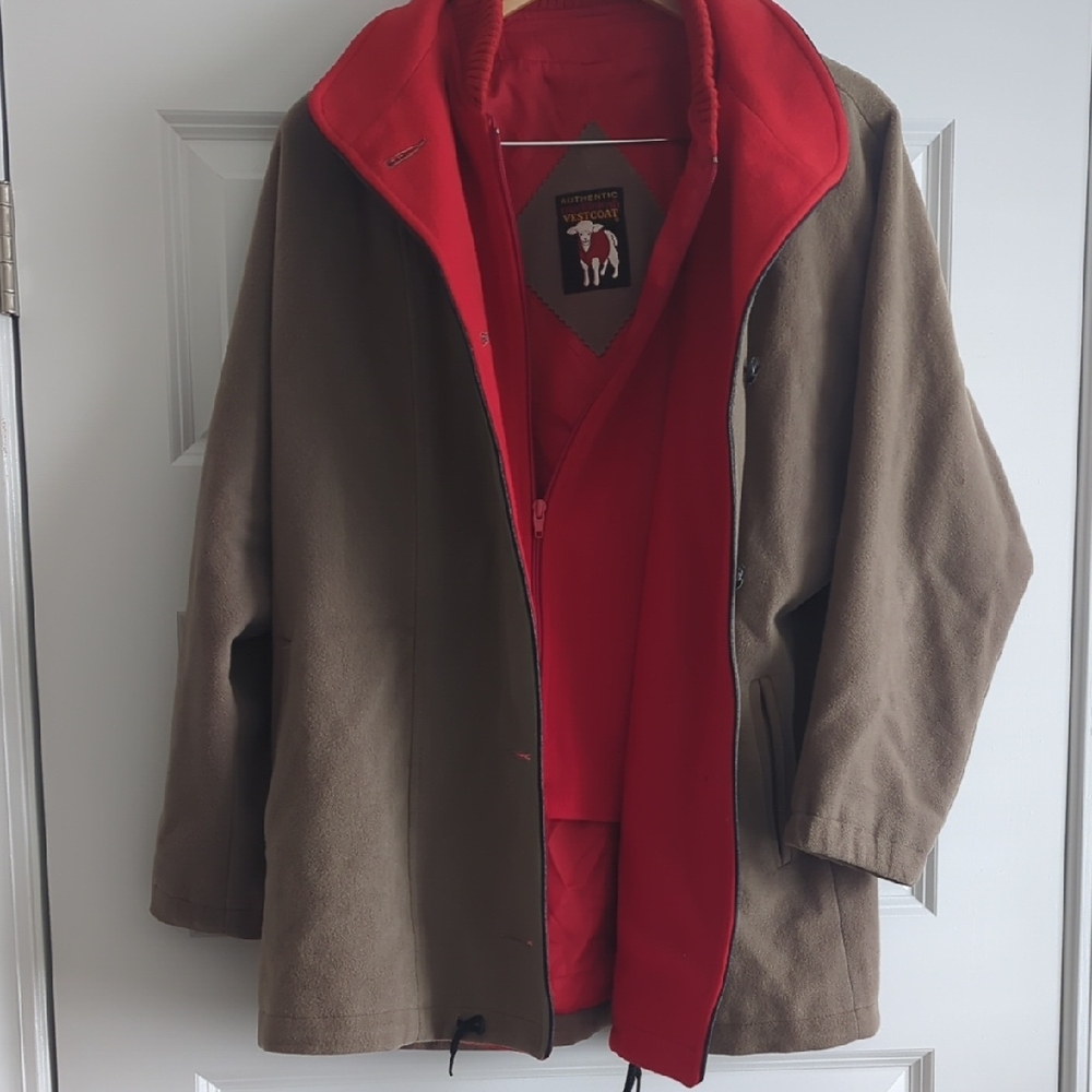 Authentic Mackintosh Vest Coat Stylish Design P2P 29 L30 Button On Left Like New